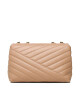 Tory Burch Дамска чанта Kira Chevron Small Convertible Shoulder Bag 90452 Розов - Mera.bg