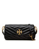 Tory Burch Дамска чанта Kira Chevron Small Flap Shoulder Bag 90456 Black 001 - Mera.bg