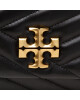 Tory Burch Дамска чанта Kira Chevron Small Flap Shoulder Bag 90456 Black 001 - Mera.bg