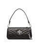 Tory Burch Дамска чанта Kira Chevron Small Flap Shoulder Bag 90456 Black/Rolled Nickel 002 - Mera.bg
