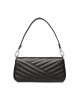 Tory Burch Дамска чанта Kira Chevron Small Flap Shoulder Bag 90456 Black/Rolled Nickel 002 - Mera.bg