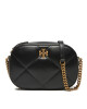Tory Burch Дамска чанта Kira Diamond Quilt Camera Bag 154715 Черен - Mera.bg