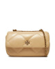 Tory Burch Дамска чанта Kira Diamond Quilt Pave Mini Flap Bag 161913 Бежов - Mera.bg