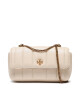 Tory Burch Дамска чанта Kira Mini Flap Bag 142567 Екрю - Mera.bg