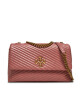Tory Burch Дамска чанта Kira Moto Quilt Small Convertible Shoulder Bag 156181 Розов - Mera.bg
