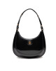 Tory Burch Дамска чанта Robinson Spazzolato Convertible Crescent Bag 154729 Черен - Mera.bg