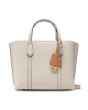 Tory Burch Дамска чанта Small Perry Triple-Compartment Tote 81928 New Ivory 104 - Mera.bg