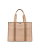 Tory Burch Дамска чанта Twill Tory Tote 140598 Бежов - Mera.bg