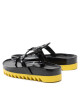 Tory Burch Джапанки Miller Cloud Lug 136401 Perfect Black/Citrus 001 - Mera.bg