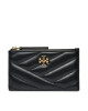 Tory Burch Калъф за кредитни карти Kira Chevron Zip Card 156556 Черен - Mera.bg