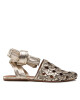 Tory Burch Сандали Basketweave Wrap Flap 88959 Spark Gold/Spark Gold 702 - Mera.bg