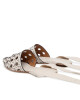 Tory Burch Сандали Basketweave Wrap Flat 85255 New Cream/New Cream 191 - Mera.bg