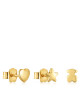 TOUS Комплект чифта обеци Bold Motif 1004102700 Златист - Mera.bg