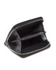 Trussardi Малък дамски портфейл Ivy Zip Around Sm 75W00384 Черен - Mera.bg