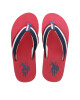 U.S. Polo Assn. Джапанки Hank0 HANK001A RED - Mera.bg