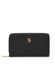 U.S. Polo Assn. Голям дамски портфейл Jones WIUJE6317WVP000 Черен - Mera.bg