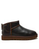 Ugg Апрески W Classic Ultra Mini Lthr Regen 1163490 Кафяв - Mera.bg