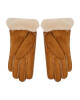 Ugg Дамски ръкавици Sheepskin Embroider Glove 20931 Chestnut - Mera.bg