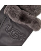 Ugg Дамски ръкавици W Classic Leather Logo Glove 19034 Mtl - Mera.bg