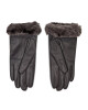 Ugg Дамски ръкавици W Classic Leather Logo Glove 19034 Mtl - Mera.bg