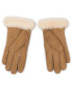 Ugg Ръкавици W Shorty Glove W Leather Trim 17367 Chestnut - Mera.bg