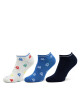 United Colors Of Benetton Комплект 3 чифта къси чорапи детски 6AO307032 Цветен - Mera.bg