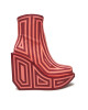 United Nude Боти Wa Bootie Hi 1087983182 Червен - Mera.bg
