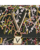 Valentino Дамска чанта Divina Embroidery VBS7JE03 Nero/Multicolor - Mera.bg