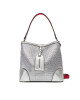 Valentino Дамска чанта Label VBS8GW34 Сребрист - Mera.bg