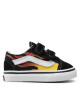 Vans Гуменки Old Skool V VN0A344KPHN1 (Flame) Black/Black/Tr Wht - Mera.bg