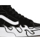Vans Сникърси Sk8-Hi Flame VN0005UJBZW1 Suede Black/White - Mera.bg