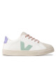 Veja Сникърси Small Esplar Laces Chromefree Leather RS0502862C-J White/Matcha/Lavende - Mera.bg