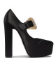 Versace Jeans Couture Обувки на ток 75VA3S03 Черен - Mera.bg