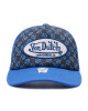 Von Dutch Шапка с козирка Tampa 7030169 Black Aop/Blue - Mera.bg