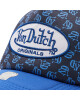 Von Dutch Шапка с козирка Tampa 7030169 Black Aop/Blue - Mera.bg
