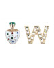 Weekend Max Mara Комплект 2 брошки Ideo 2357561532650 White 001 - Mera.bg