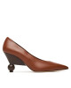Weekend Max Mara Обувки на ток Nievo 25255260956 Кафяв - Mera.bg