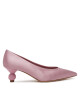 Weekend Max Mara Обувки на ток Renzasatin 2515521055600 Розов - Mera.bg