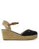 Wrangler Еспадрили Bela Women Semi Wedge 20241055 Черен - Mera.bg