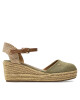 Wrangler Еспадрили Bela Women Semi Wedge 20241055 Зелен - Mera.bg