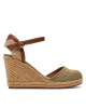 Wrangler Еспадрили Brava Women Wedge 20241056 Каки - Mera.bg