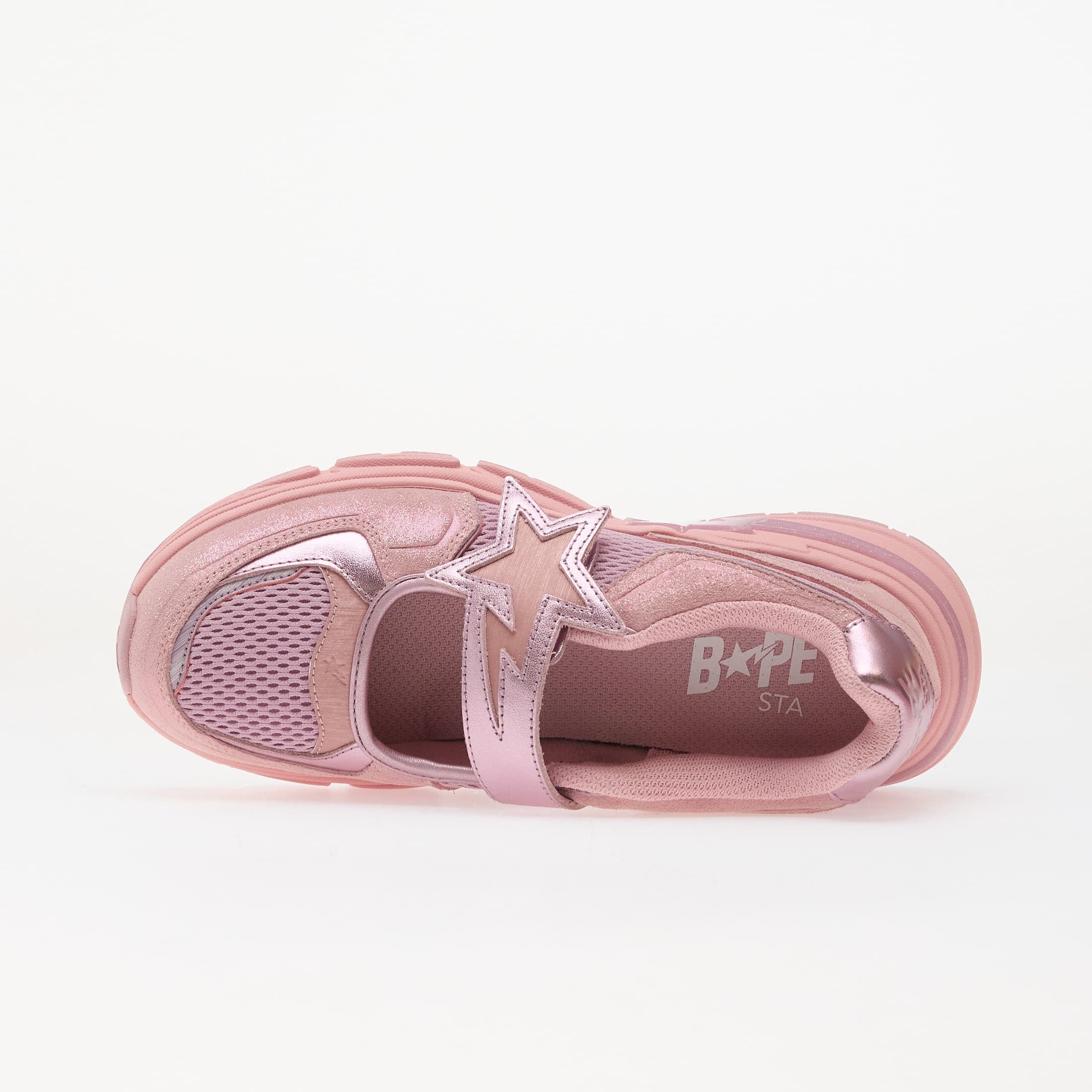 A BATHING APE Сникърси Shark Sta Mary Jane 1 Pink