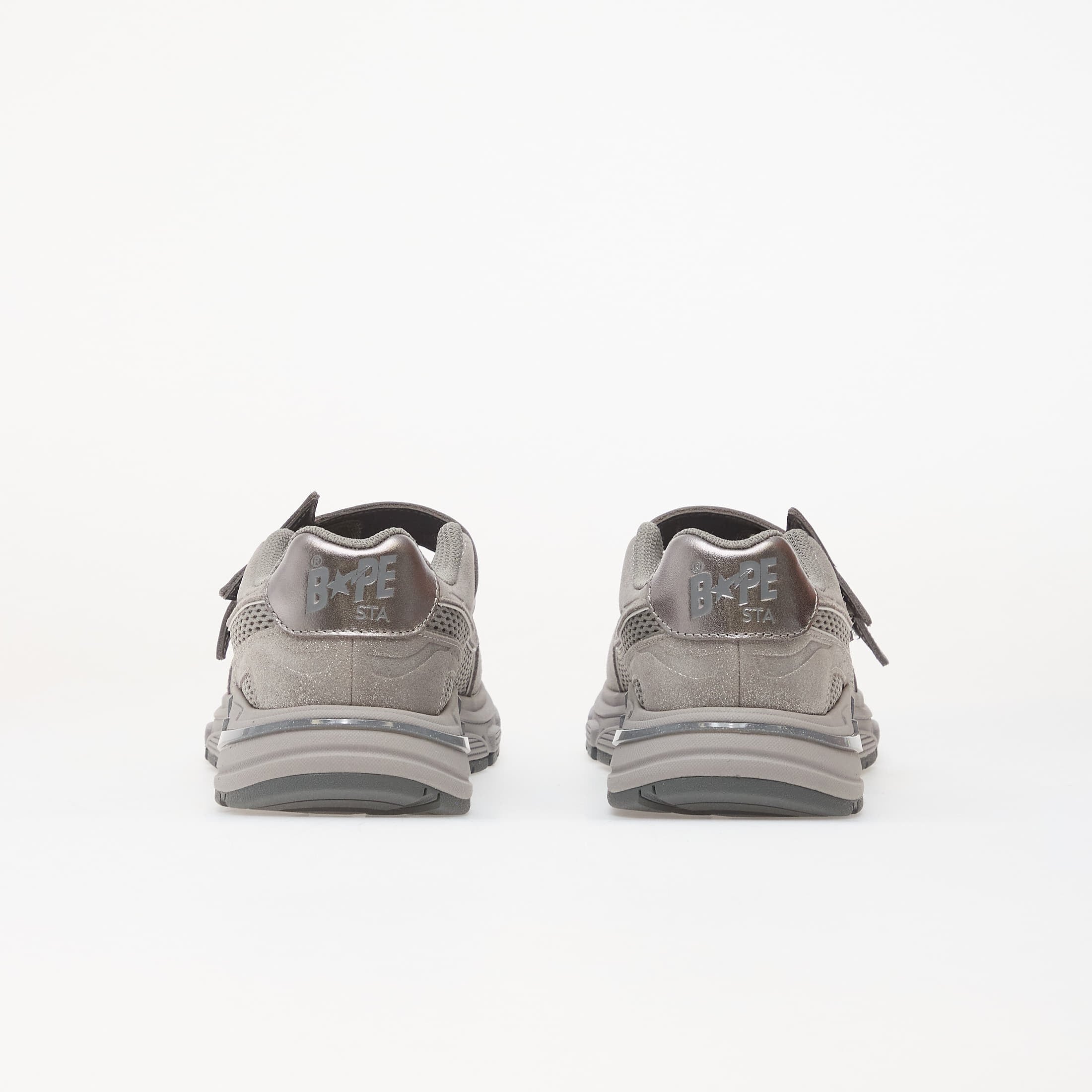 A BATHING APE Сникърси Shark Sta Mary Jane 1 Silver