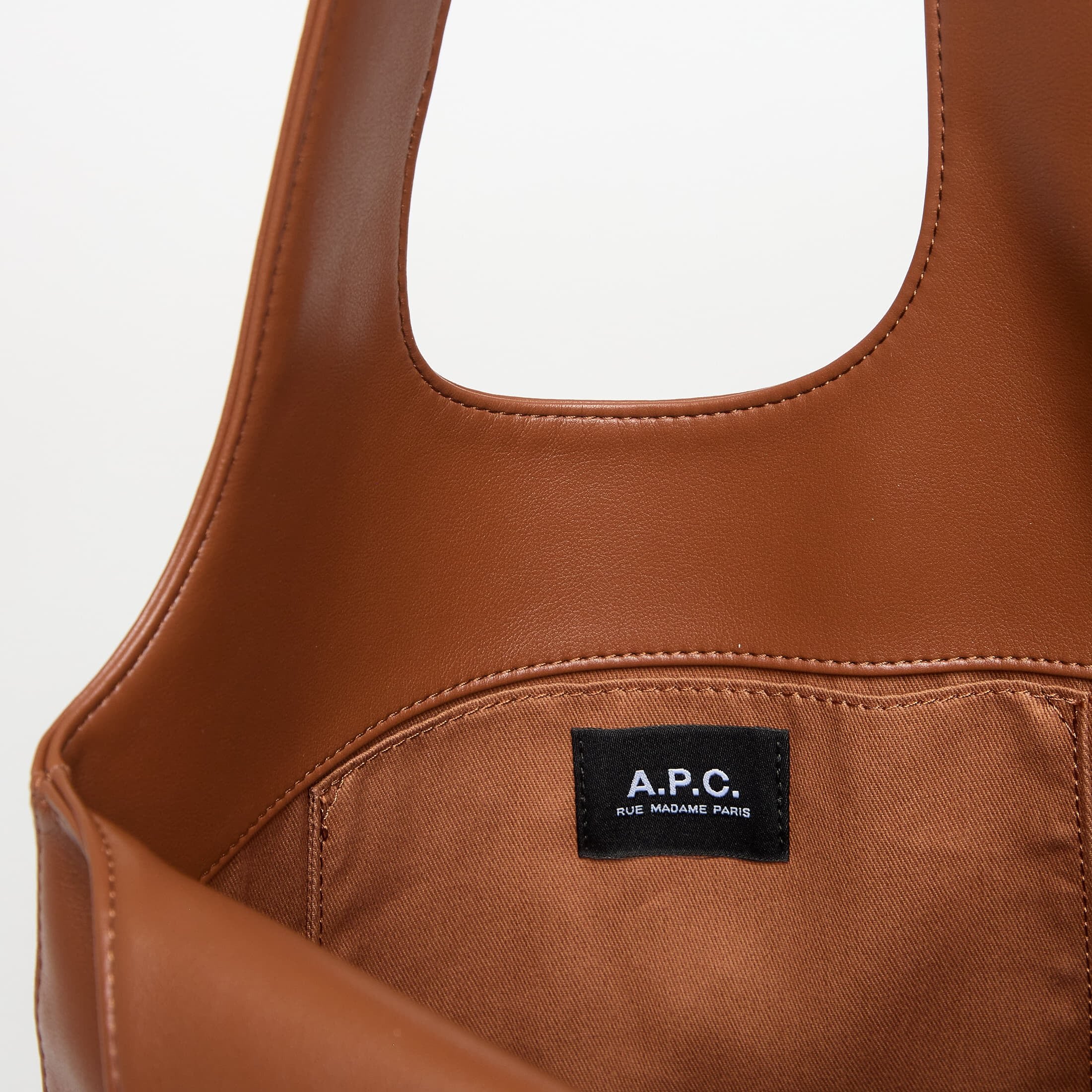 A.P.C. Чанта Tote Ninon Small Hazelnut