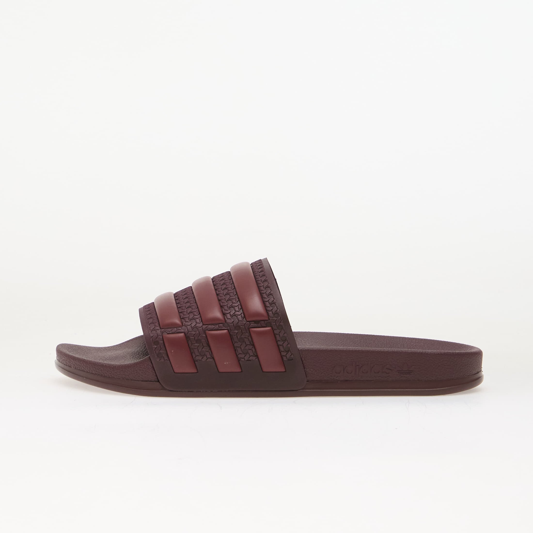 adidas Originals adidas Adilette OG Comfort Slides Maroon/ Shadow Red/ Maroon