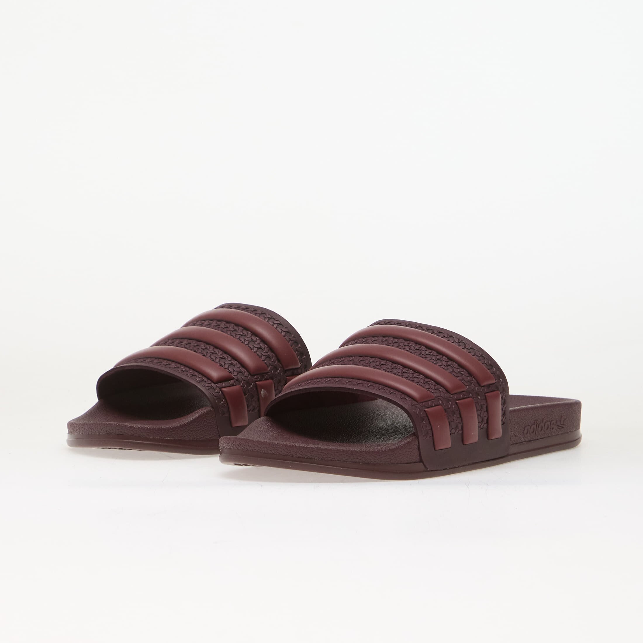 adidas Originals adidas Adilette OG Comfort Slides Maroon/ Shadow Red/ Maroon
