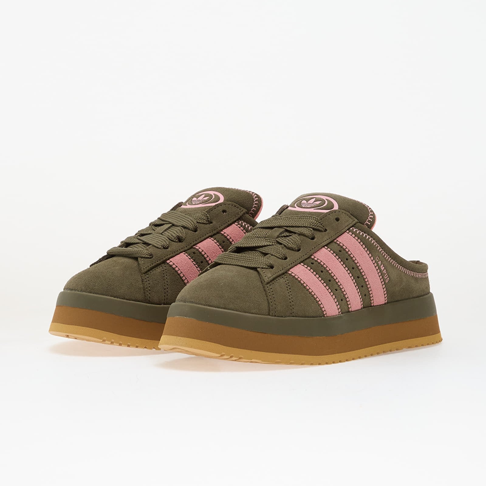 adidas Originals adidas Campus 00s Wtr Lo W Olive Strata/ Olive Strata/ Pinspa