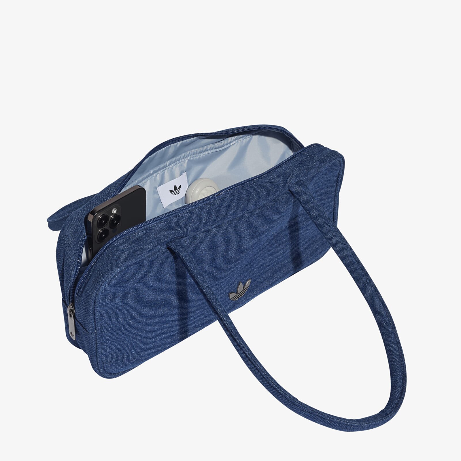 adidas Originals Чанта adidas Adicolor Elongated Airliner Denim Bag Light Denim