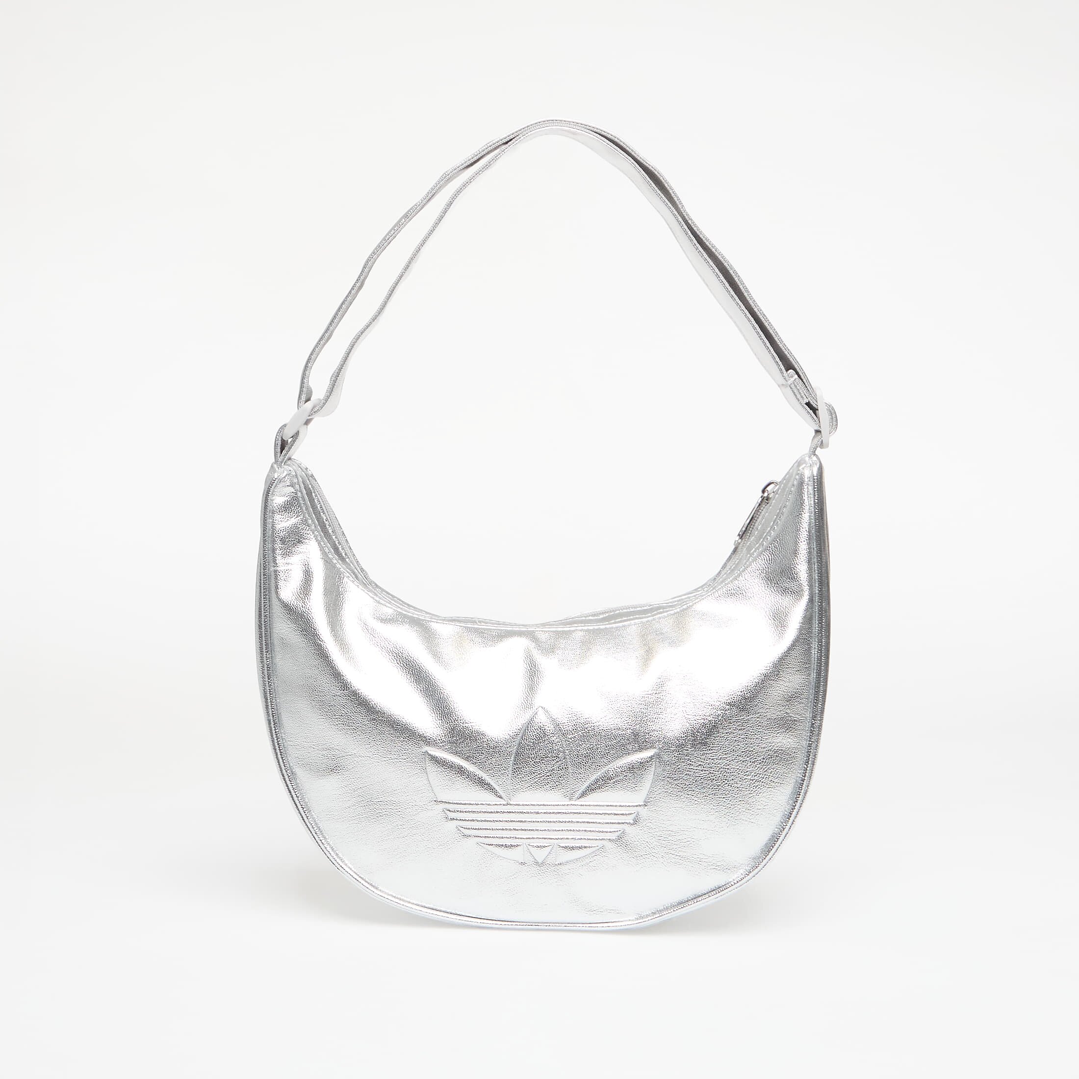 adidas Originals Чанта adidas Adicolor Half Crescent Bag Metallic Pu Silver Met.