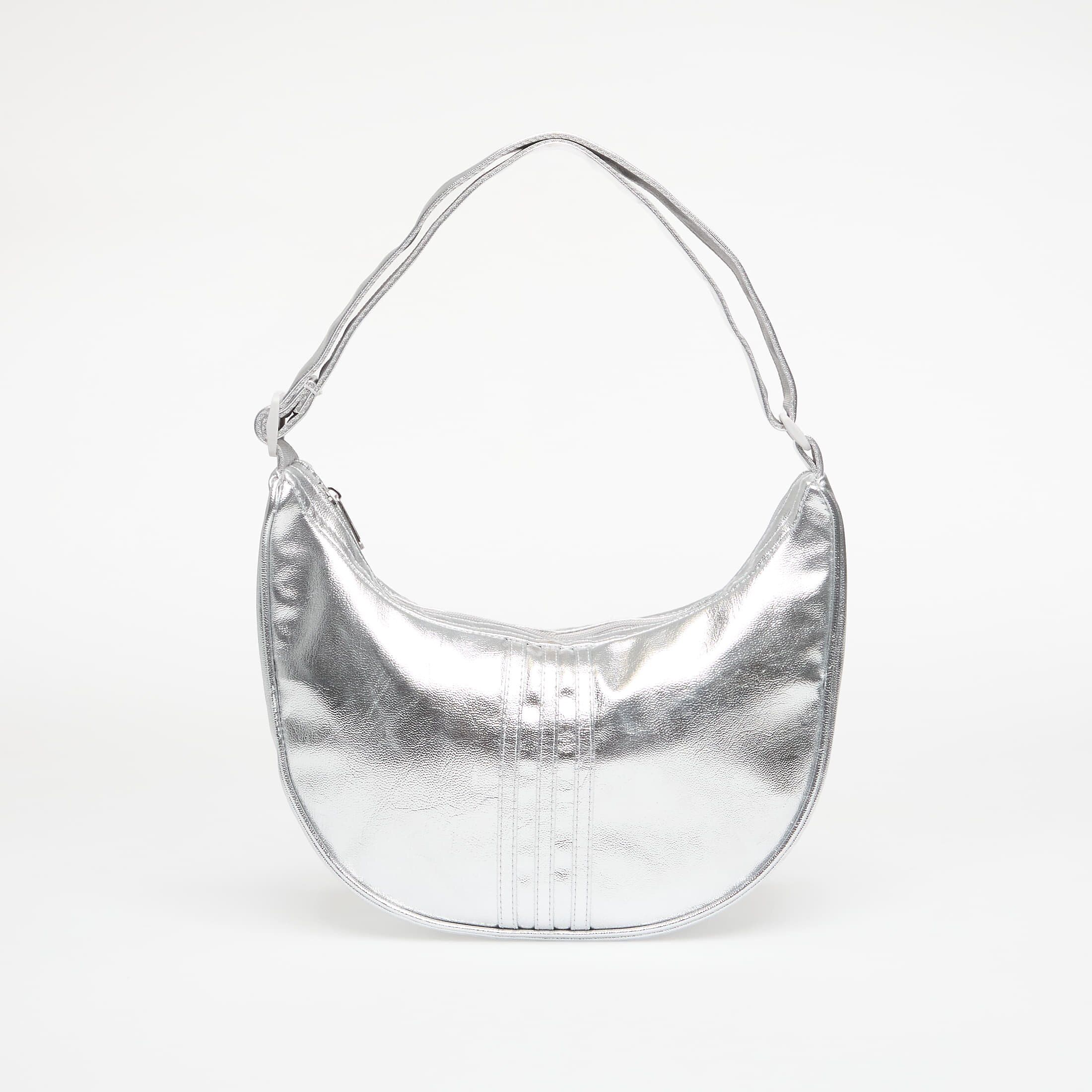 adidas Originals Чанта adidas Adicolor Half Crescent Bag Metallic Pu Silver Met.